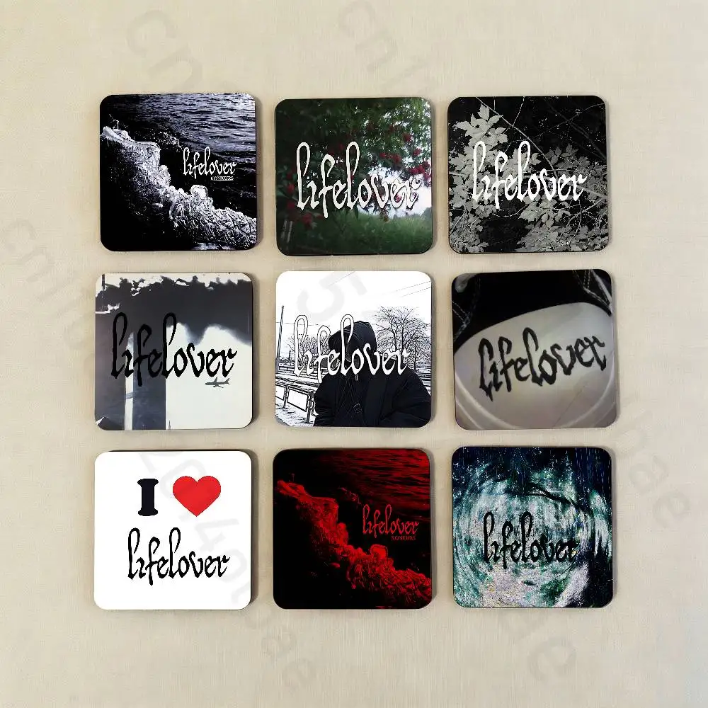 Swedish LIFELOVER Fridge Magnet Personalized Magnetic Durable Plastic Square Picture Surface Fridge Magnets
