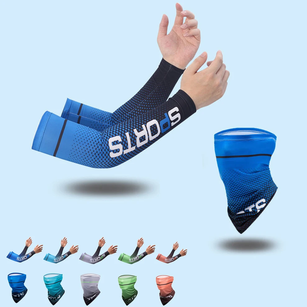 UV-beständiger Arm-Kühlärmel für Sport – Hält kühl und schützt beim Laufen, Angeln, Radfahren – Detail 1