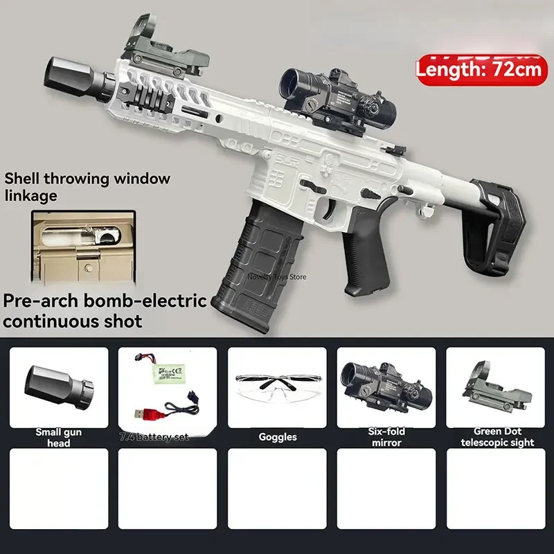 SLR Nylon Speelgoedpistool Elektrische watergelbal Paintball Airsoft Pneumatisch Hydrogelpistool Geweer Sniper voor volwassenen Jongen CS Games Vechten