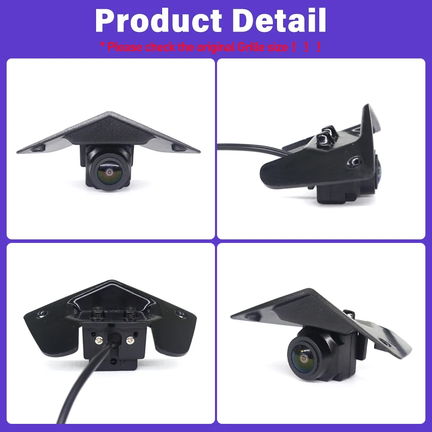 AHD Camera For Mercedes Benz Vito Viano W205 W211 W212 W213 W164 W176 A B C E G GL SLK Class Car Logo Fitted Front View Camera