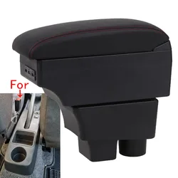 For Skoda FABIA Armrest For Skoda Fabia II 2008-2014 Car Armrest box Retrofit parts Storage Box Interior Parts Car Accessories