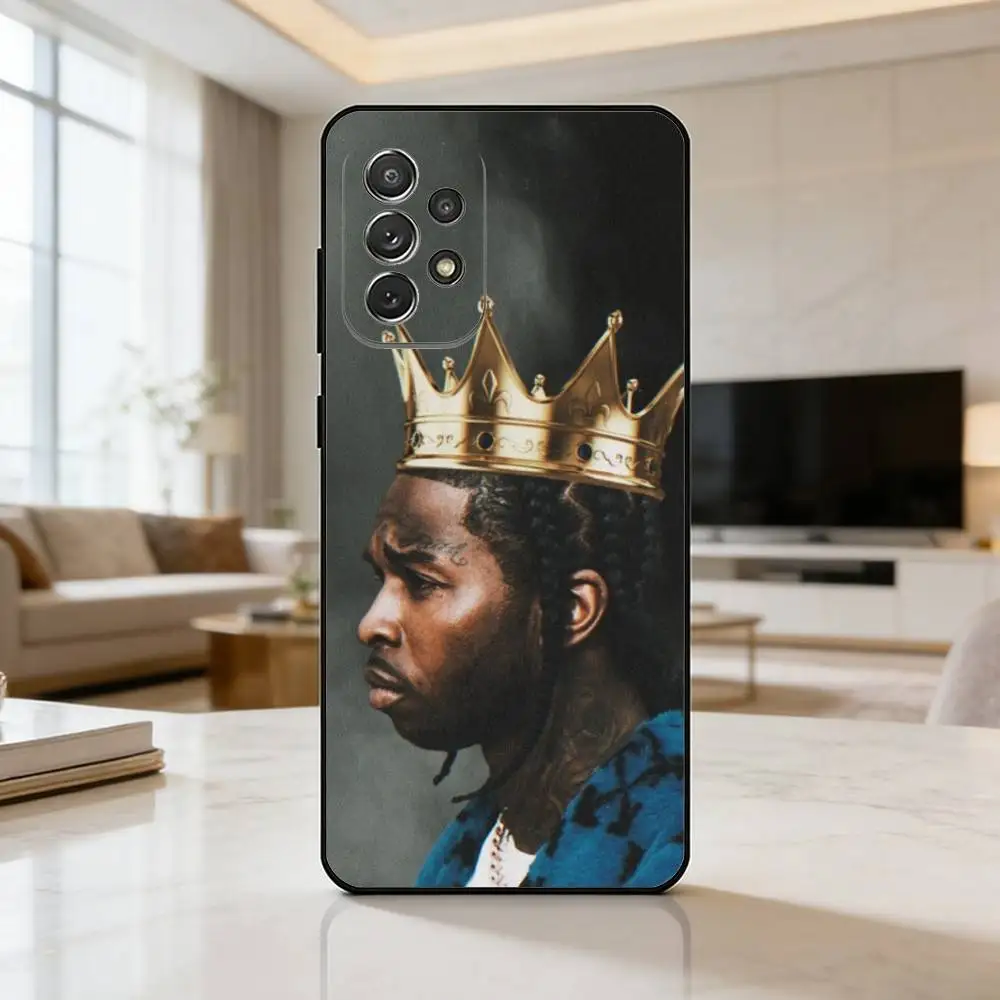 Pop Smoke R-Rapper  Phone Case For Samsung S25,S24,S23,S22,S21,S20,Plus, Soft Silicone Black Cover