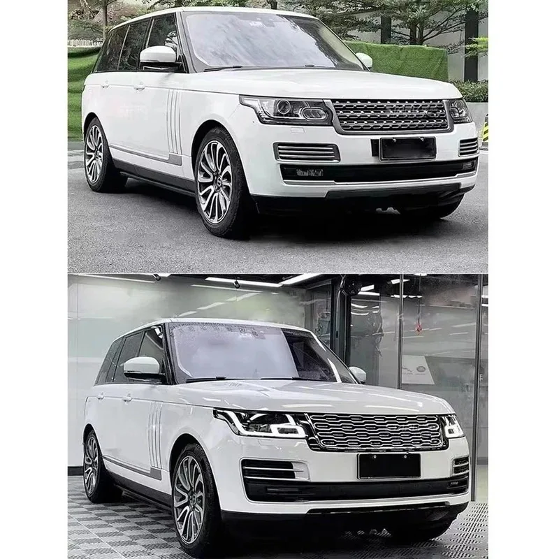 Body Kit for Range Rover vogue 2014-2017 Upgr to 2021 OE Style Bodykit with Headlights Taillights Bumper Hood