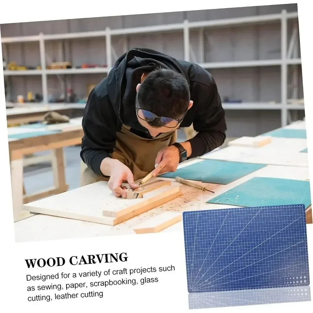 Tapis de découpe A3 en PVC simple face pour établi de couture en Patchwork, couteau de bricolage, planche à découper en cuir de gravure, tampon de coupe en Patchwork