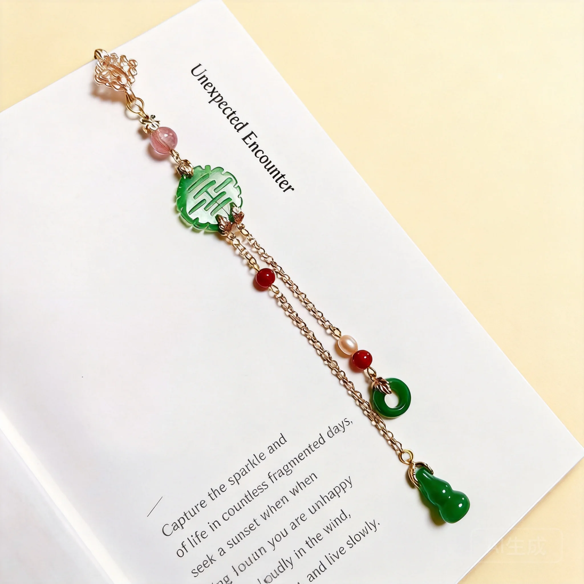 Chinese Style Vintage Cheongsam Lapel Pendant Auspicious Lucky Jade Gourd Longevity Charm Hanfu Tea Wear Costume Jewelry For Wom