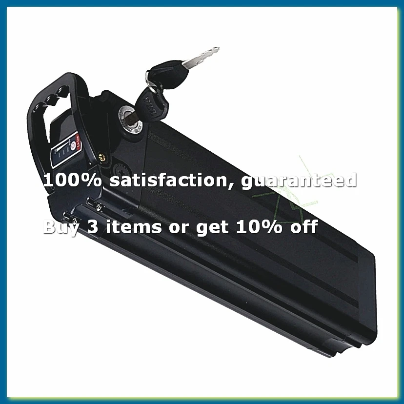Electric E Bike Bicycle 18650 Battery Box Case Cover 48V Empty Silver Fish Ebike Aluminum Housing Accessories-ANKL
