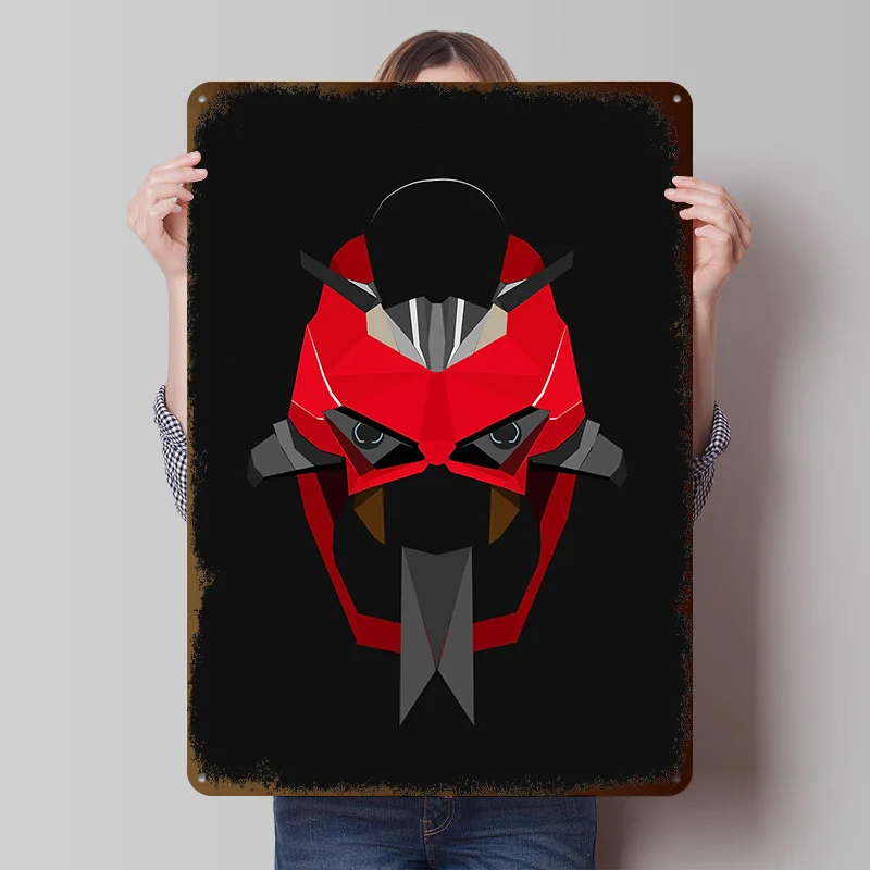 Motorcycle Panigale Viper Metal Poster Customized Wall Art Retro Vintage Tinplate Signs for Man Cave Decoration Home Decor Items