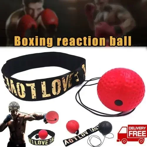 Hot Sale Boxer Eye Hand Reaction Boksing Speed Practice Reaction Ball Reflex Trening Sport Head Band Speedball