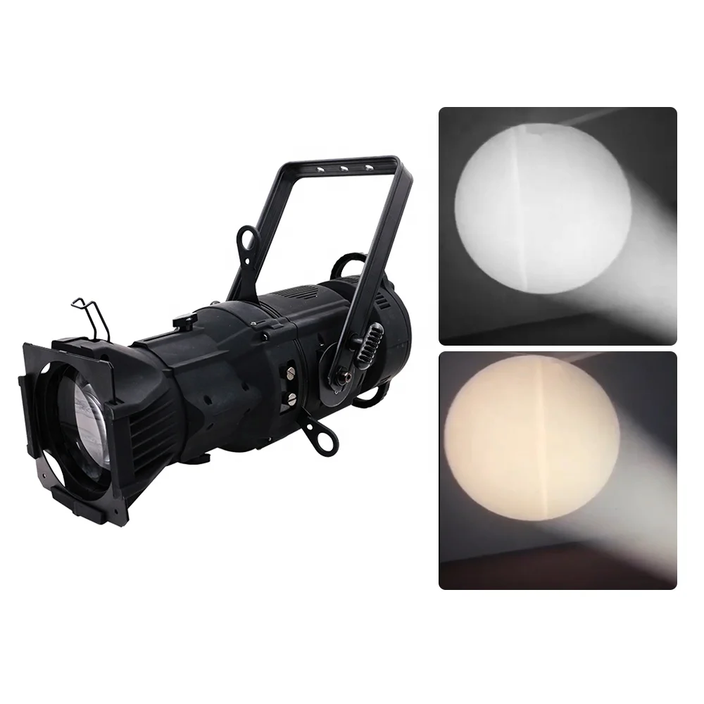 Pro Video Light 200W White/Warm White Led Profile Light Professional Stage Lighting Performance Dance DJ Disco Effect Lamp