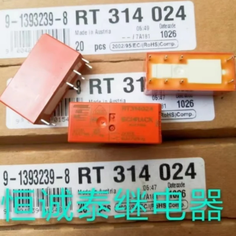 RT314024 24VDC 16A Power Relay 8 Feet Import new original