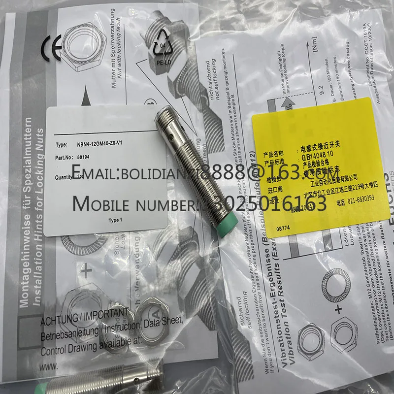 

Proximity switch sensor NBB8-18GM60-B3B-V1/B3-V1 NBB10-30GM60-A2-5M Real shooting One year warranty