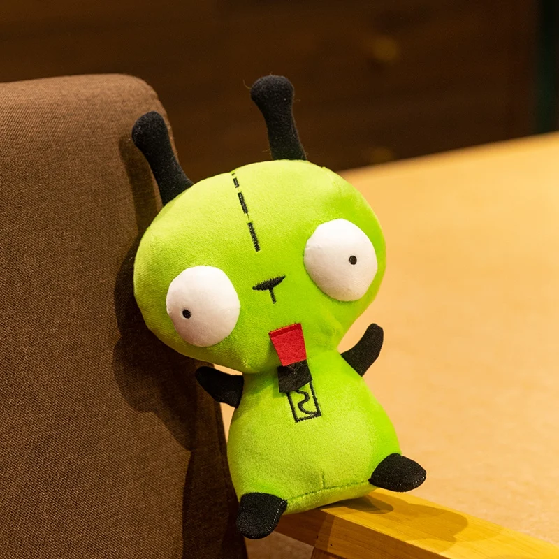 2024 Neue Alien Invader ZIM GIR Hund Plüschfigur Spielzeug Gefüllte Plüsch Grüne Kawaii Puppe Sammlerstück – Detail 4