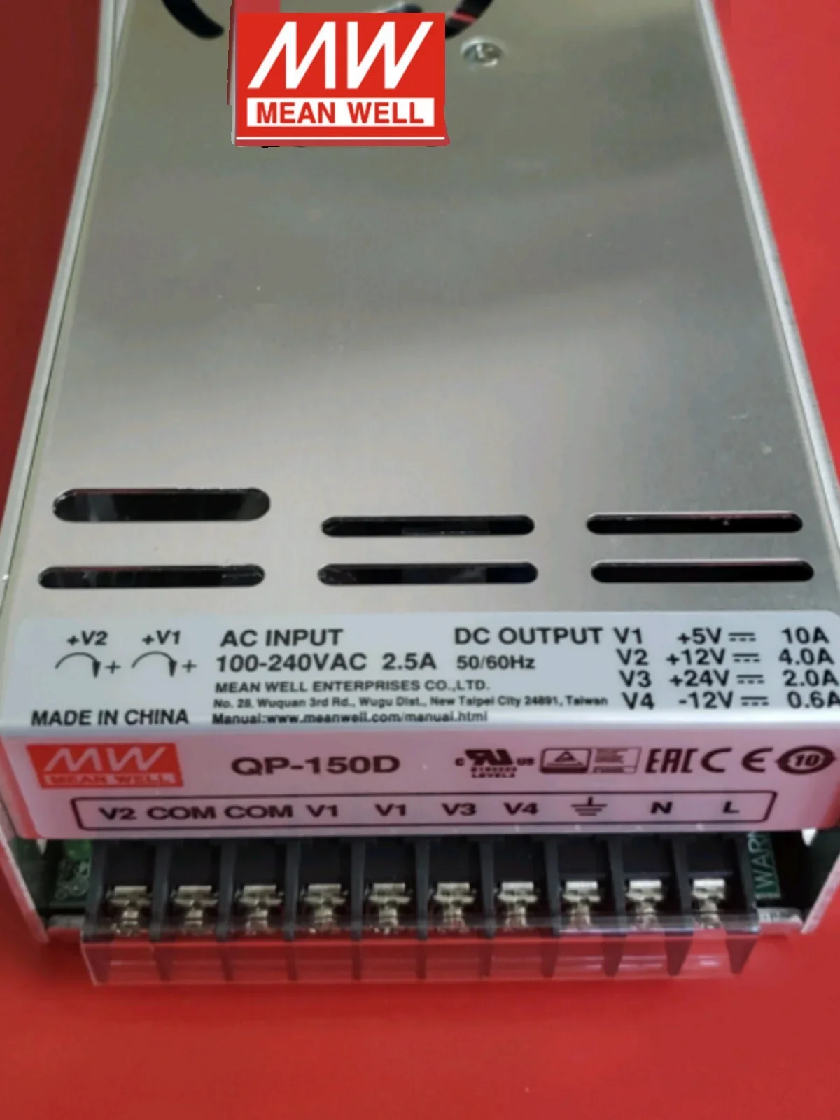 Taiwan Mingwei QP-150 Four Output Switching Power Supply With PFC Function B/C/D/F/3A/3B/3C/3D