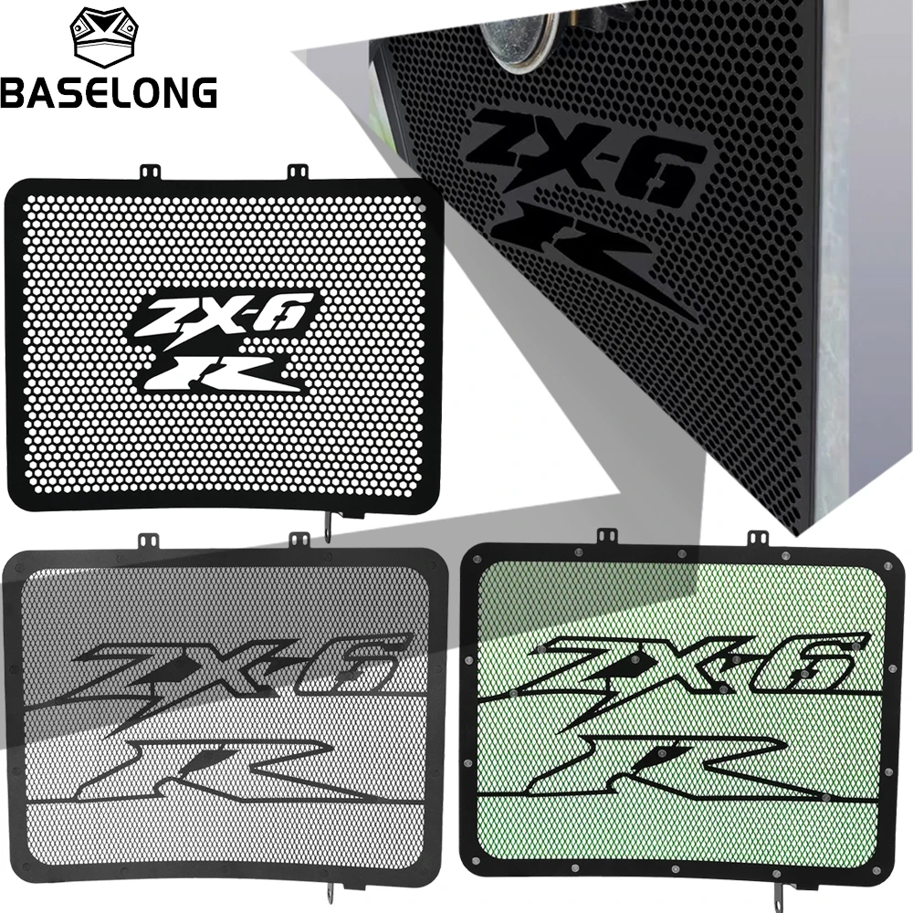 For Kawasaki Ninja ZX6R 636 NINJA ZX636 ZX-6R ZX-6RR ZX 6R 6RR 2003-2004 Motorcycle Parts Radiator Grille Guard Protector Covers