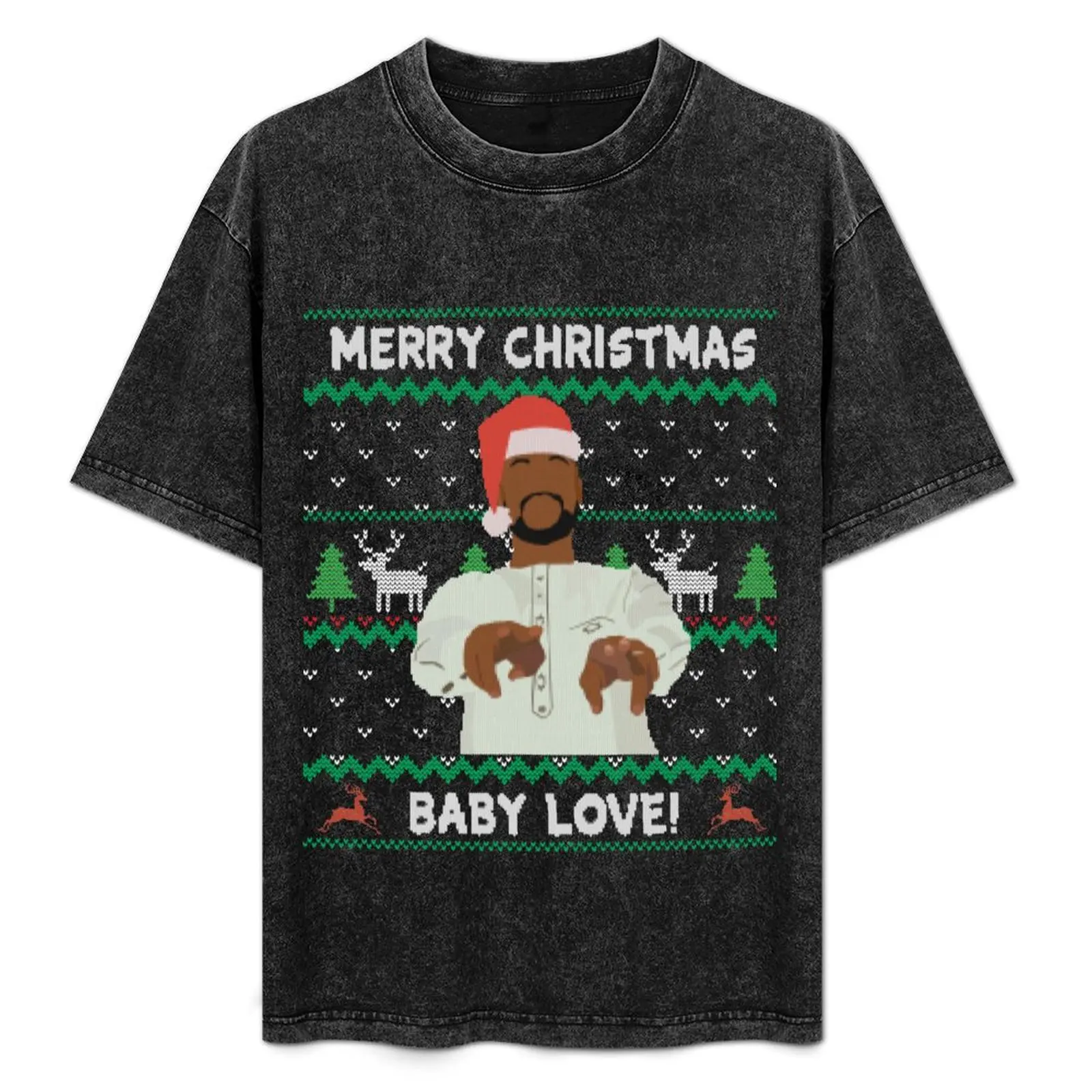 90 Day Fiance Usman Merry Christmas Baby Love! Ugly Christmas Sweater T-Shirt Casual Lightweight Short Sleeve Top