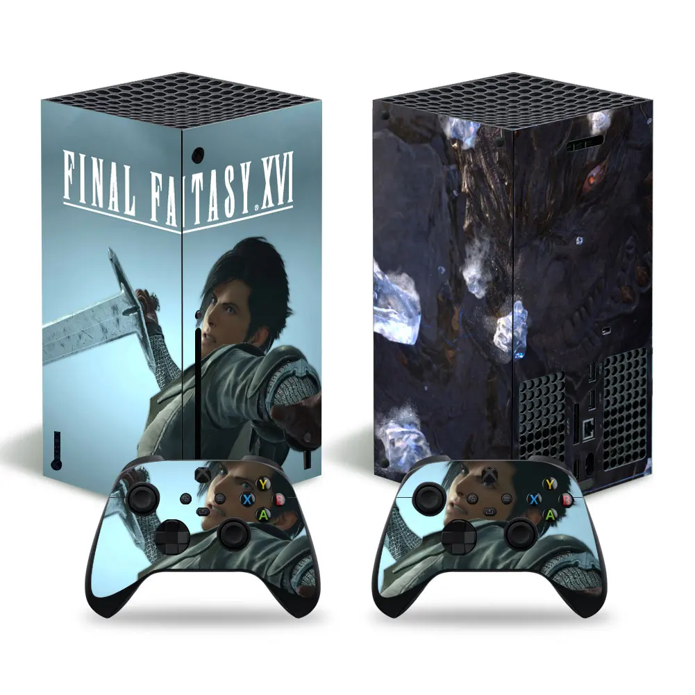 Final Fantasy Style Skin Sticker Decal Cover for Xbox Series X Console and 2 Controllers Xbox Series X Skin Sticker Viny