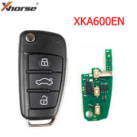 Xhorse XKA600EN XK Series 3 Buttons VVDI Wire Remote Car Key Fob  for VVDI2 / VVDI Mini / Key Tool Max