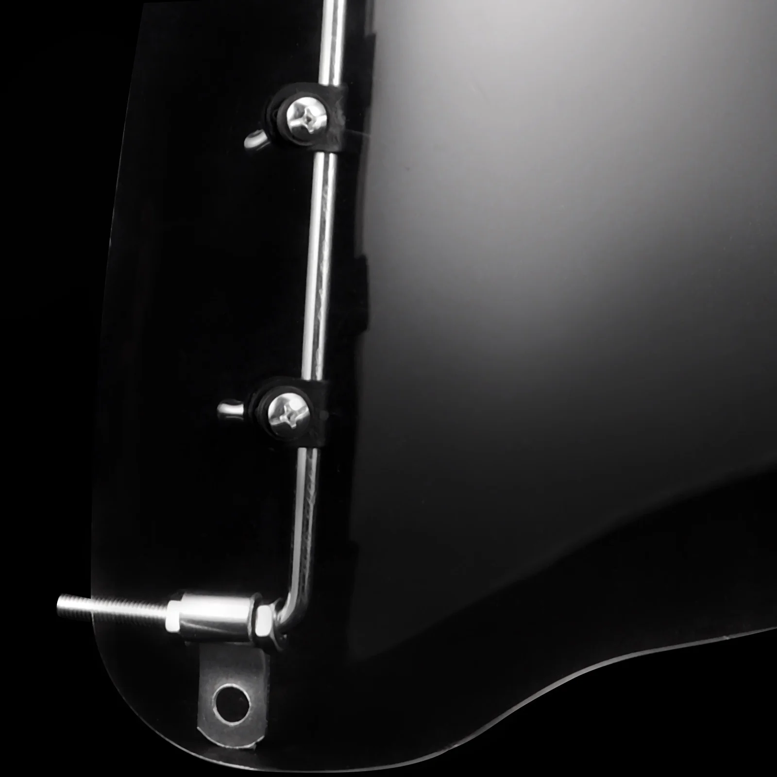 

Motorcycle Windshield Clear Universal Accessory Rainproof Durable Shatterproof Pc Easy Installation Road Visibility