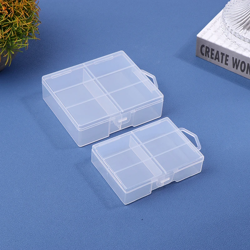 Battery Storage Holder Plastic Transparent Container For Maximum 24 X AA AAA Batteries Organizer Box Case