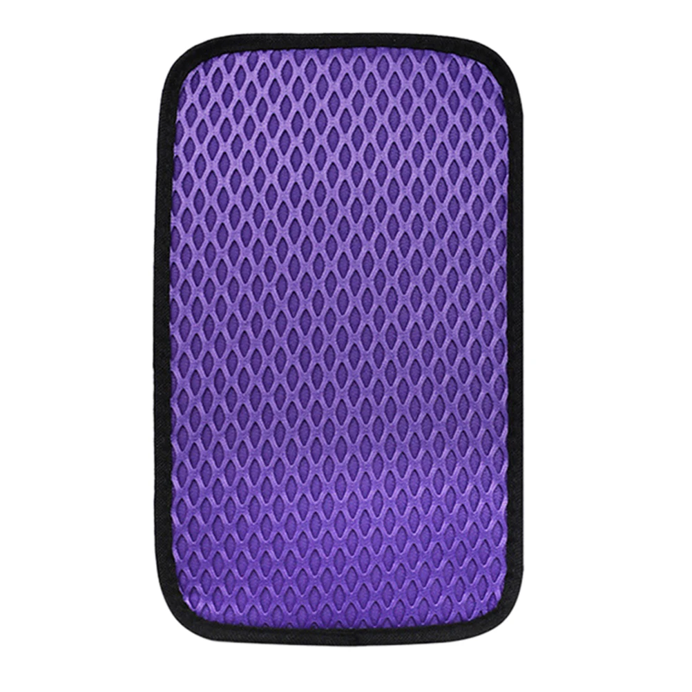 

Mesh Armrest Pad Durable Material Non Slip Center Console Cover Protector Four Seasons Car Accessory Console Box Mat Cushion Car
