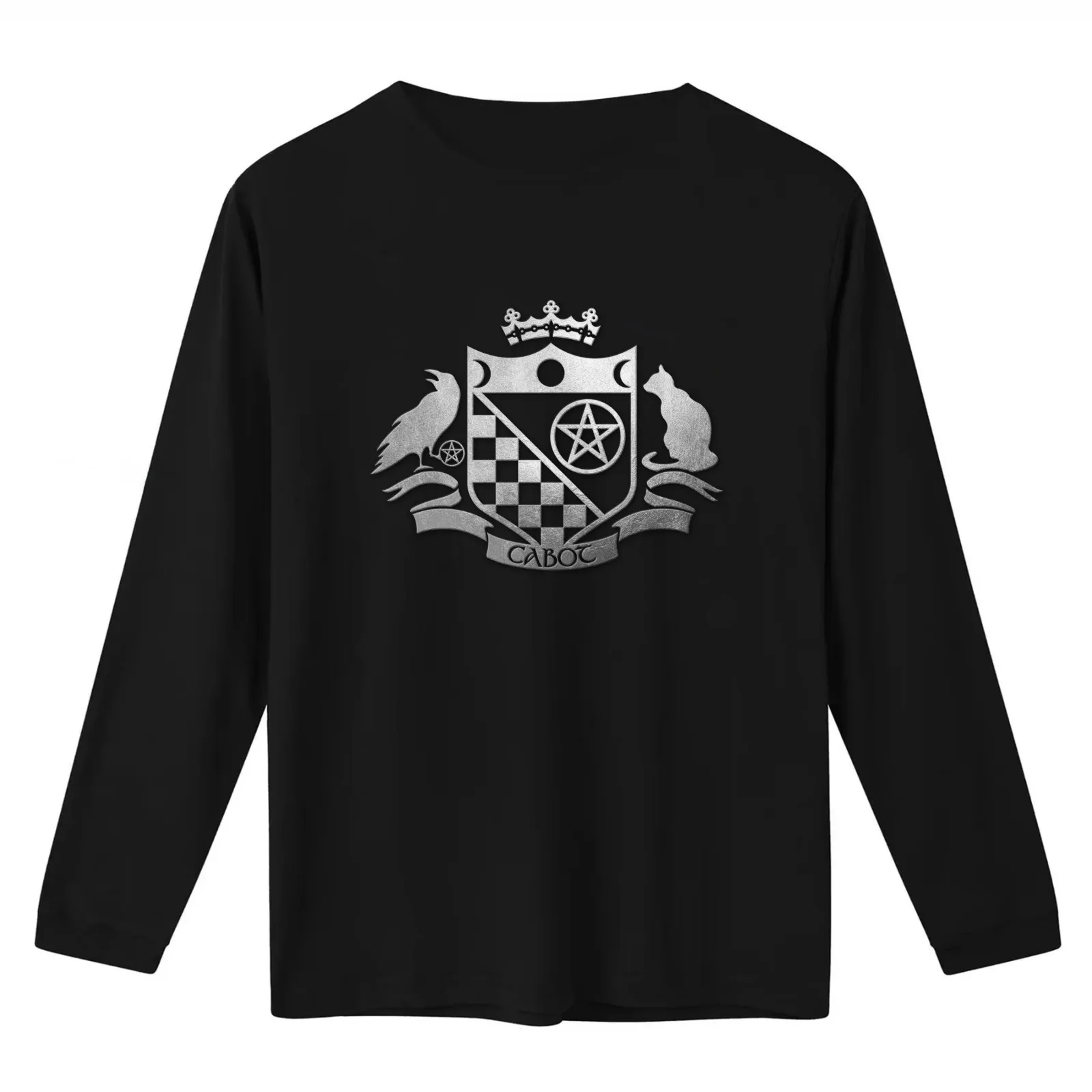 The Cabot Tradition Crest (Simulated Silver) T-Shirt Summer Casual Cotton Tee Oversized Streetwear Tops Vintage Graphic Print