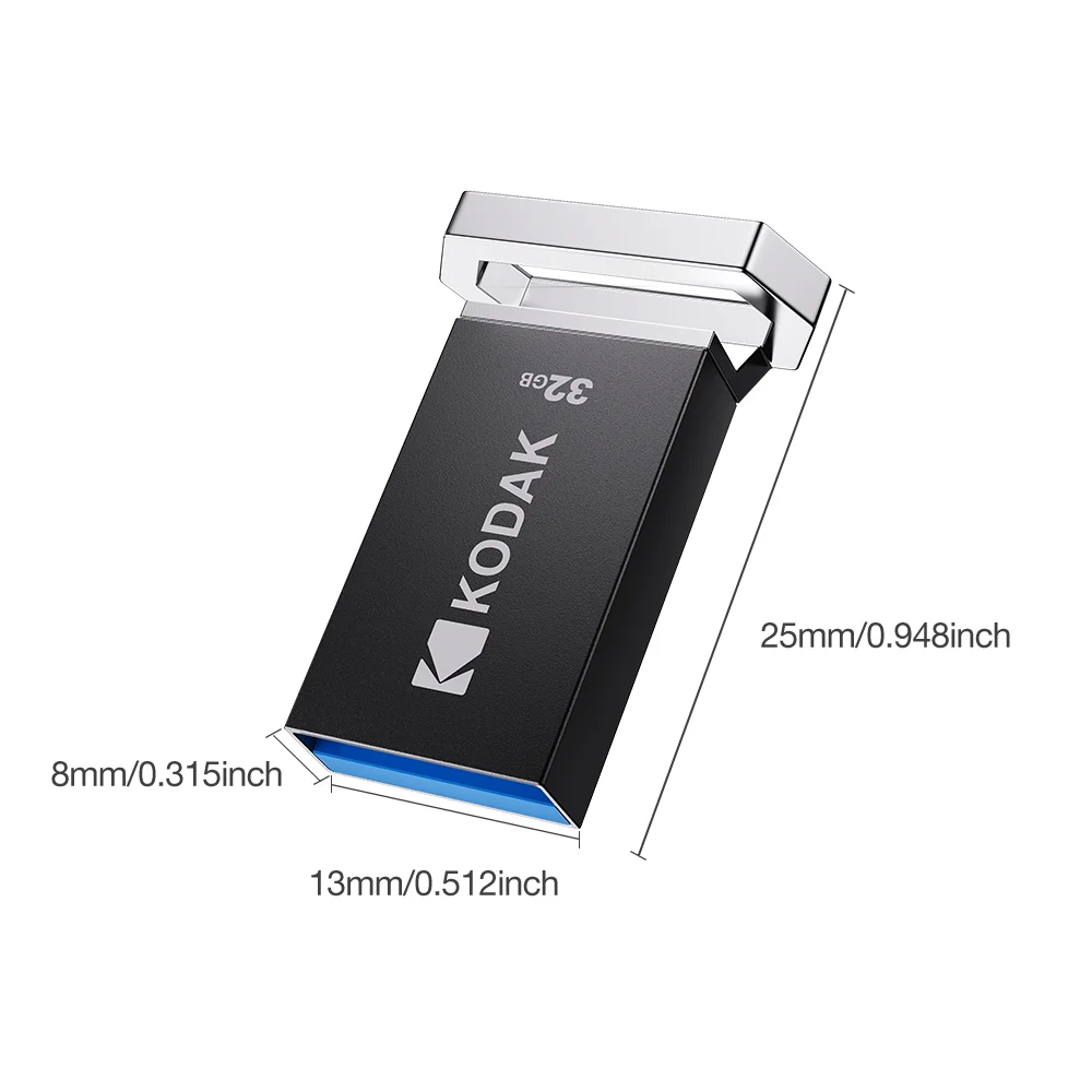 Kodak 128gb mini unidade flash usb usb3.2 caneta memória unidade de alta velocidade 140 mb/s 32gb 64gb udisk memória portátil para carro pc