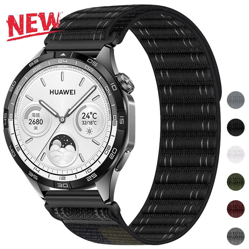 20mm 22mm Nylon Strap for Samsung Galaxy Watch 7/6/5/4 44mm 40mm 4/6classic 47mm 46mm 43mm Sport Band for Huawei Watch GT 5/4/3