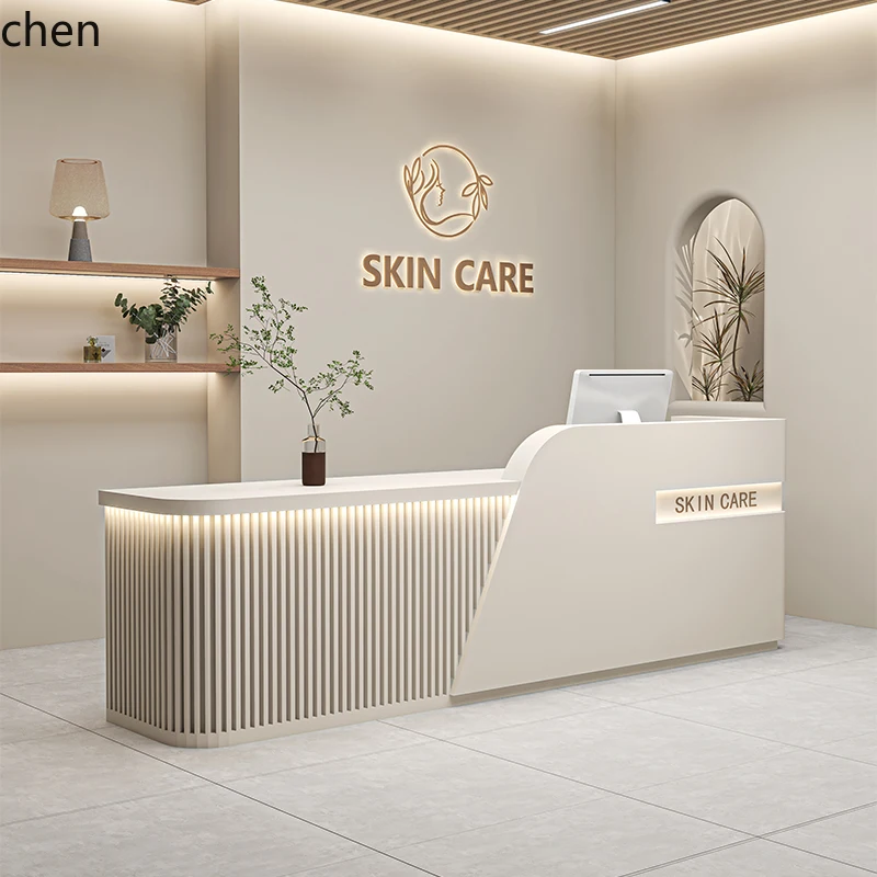 ZML Beauty Salon Front Desk Dental Clinic Information Desk Yoga Studio Clothing Store Bar Table Cashier Reception Counter