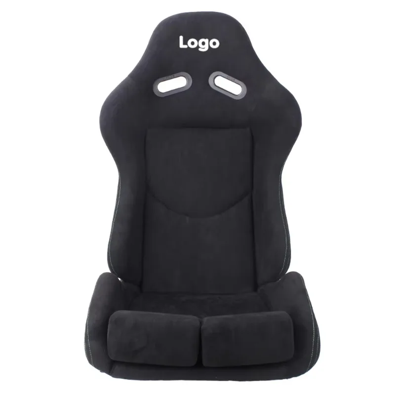 

Customized Designed Adjustable Universal Black Sports Carbon Fiber Racing Car Bucket Chair Seat Made in China