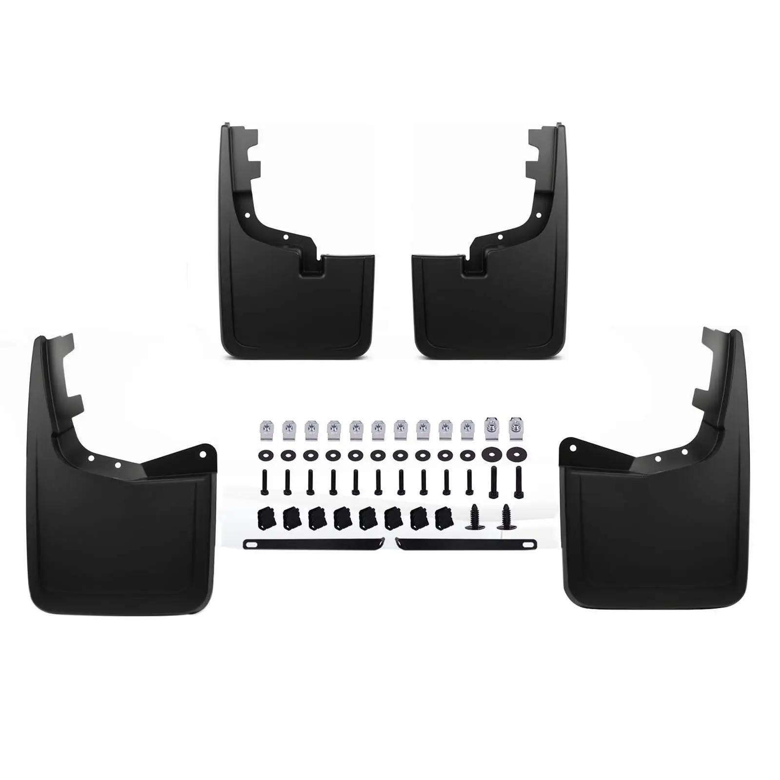 

4 Pieces Car Mud Flaps Protection Fender Easy to Install Repair Part Automotive Accessories Guards for F150 2021