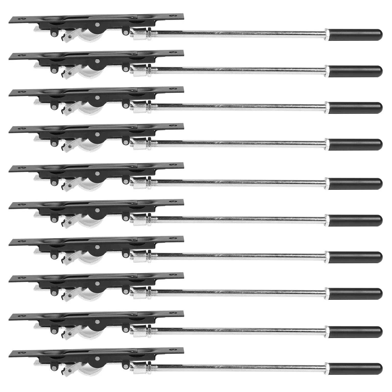 

10 шт. скрытых надежных дверных замков с выдвижным стержнем для экстренного открывания дверей, для композитных/деревянных/двустворчатых дверей