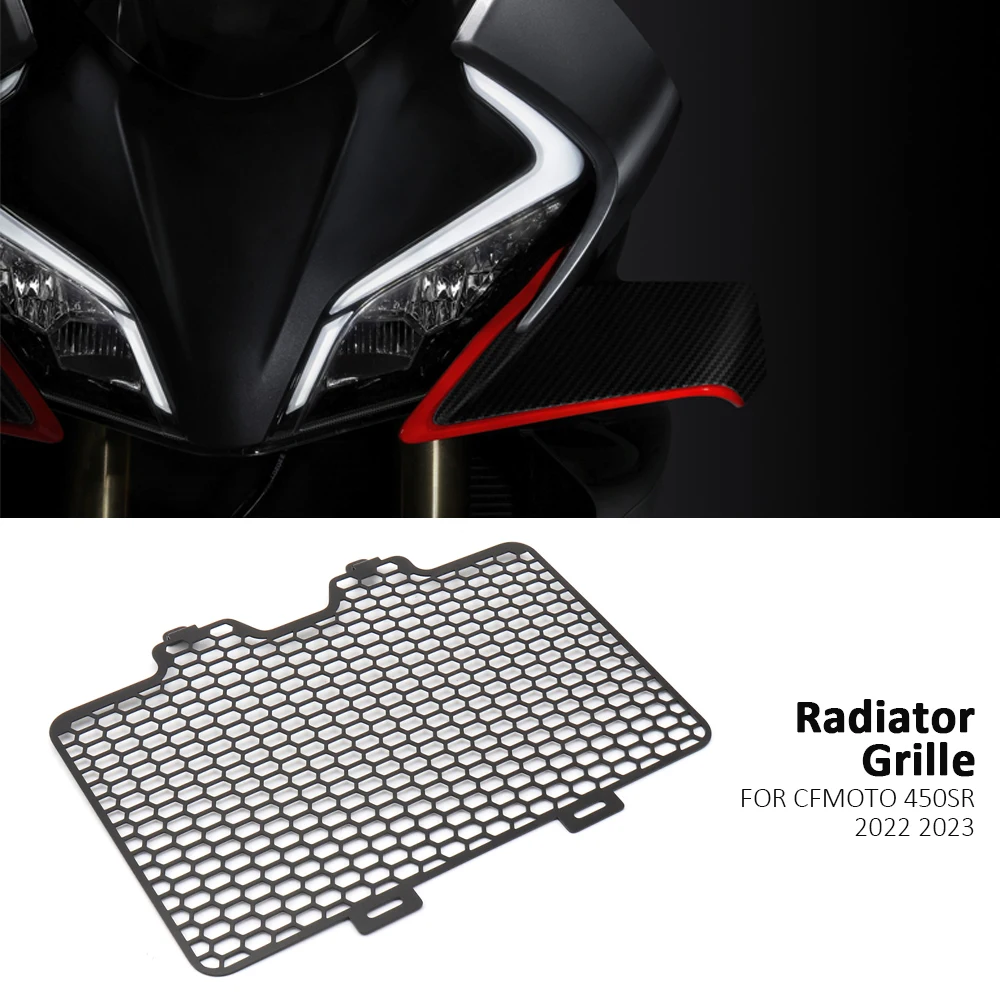 New For CFMOTO 450 SR 450SR 450sr 2022 2023 Motorcycle Radiator Guard Engine Cooler Grille Cover Protection Accessories