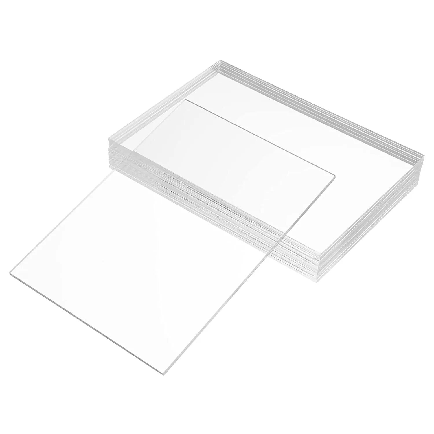 15/30PCS Acrylic Clear Sheet Acrylic Board For Craft Project Picture Frame ,Plexiglass Panel for Sign, aser Cutting, Painting