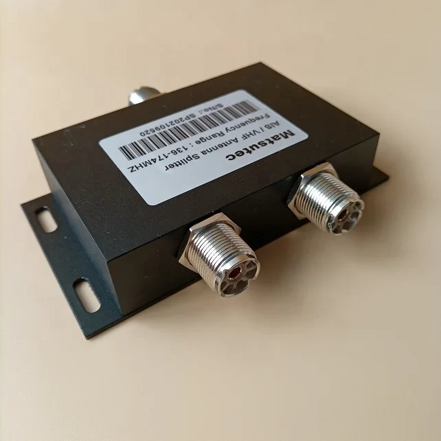Marine VHF /AIS Antenna Splitter ( 136MHZ~174MHZ ,PL259 UHF Port) / 100 W VHF 2 Way RF Antenna Power Splitter