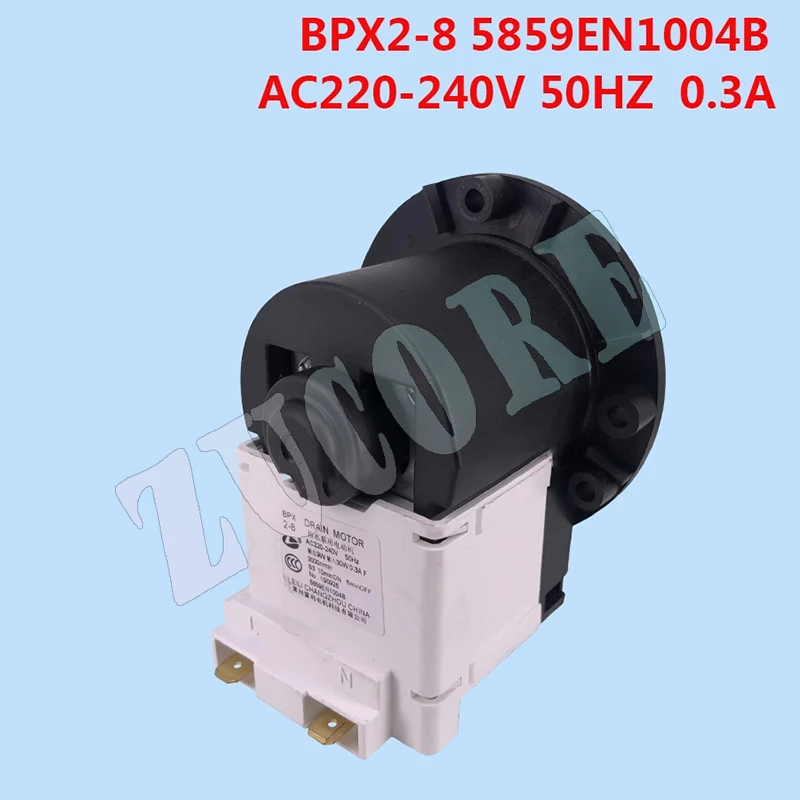Baru untuk Mesin Cuci LG Pompa Pembuangan Motor BPX2-7 BPX2-8 AC220-240V 50Hz 30W 3000r/Min 5859EN1004B Bagian Drainase Mesin Cuci