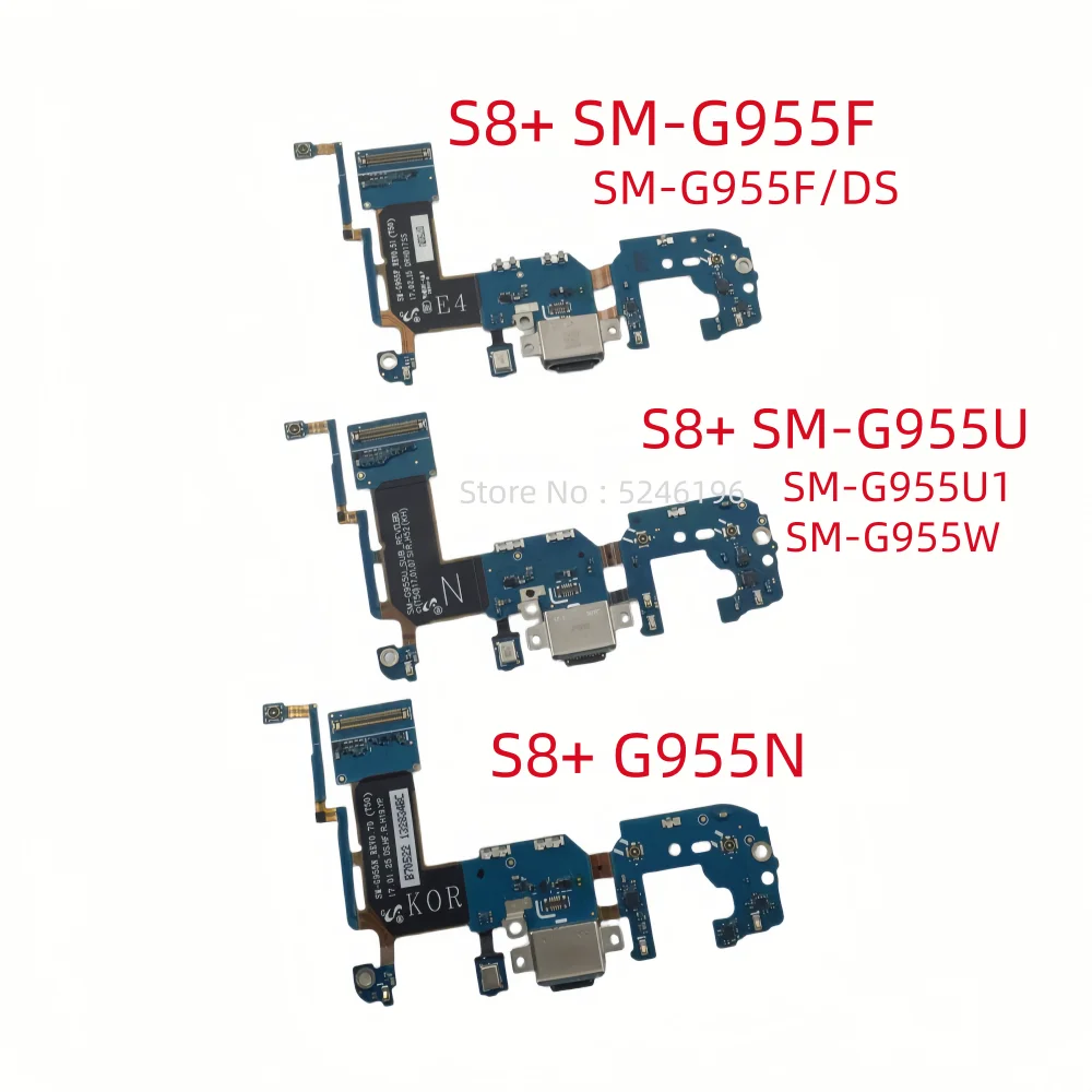 

1pcs USB Charging Charger Port Dock Connector Flex Cable For Samsung Galaxy S8 Plus SM-G955F SM-G955U G955N G9550 Replace Part.
