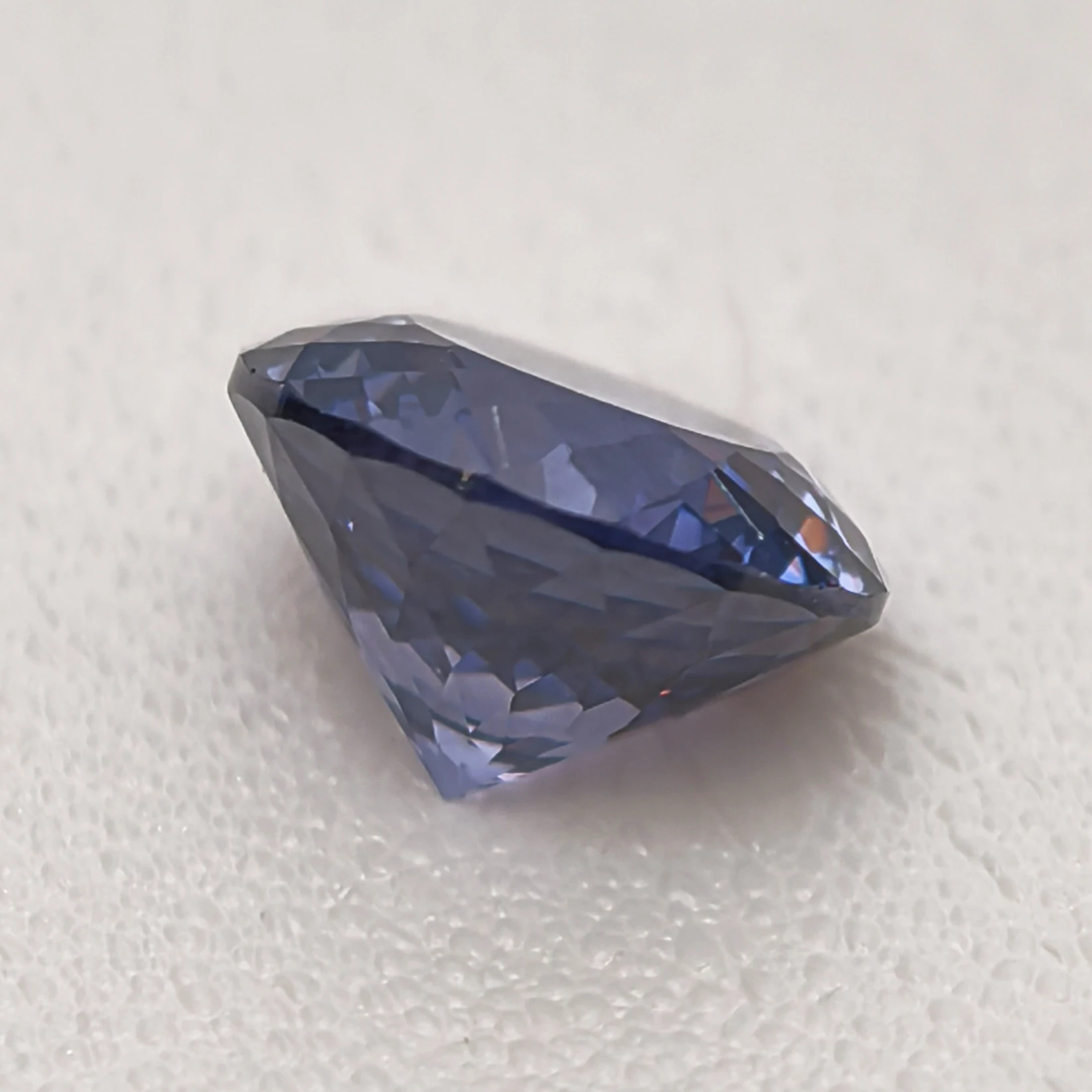 New Tanzanite Round 100 Faceted Cut Cubic Zirconia Lab Zircon CZ 4K Cutting 5A+ Quality for Jewelry Making