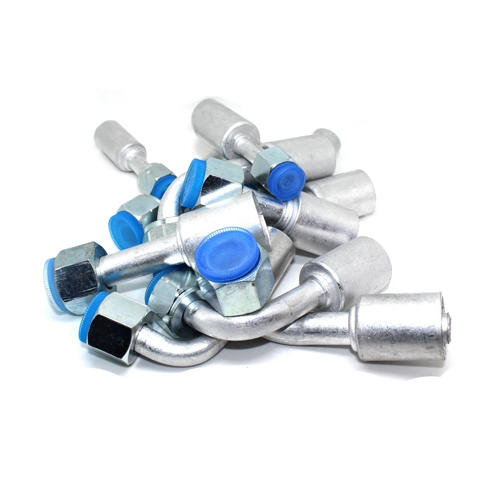1pcs Automotive Air Conditioning General Pipe Aluminum Joints, Aluminum Fitting R134 3/8 1/2 5/8, Air Conditioning Aluminum Join