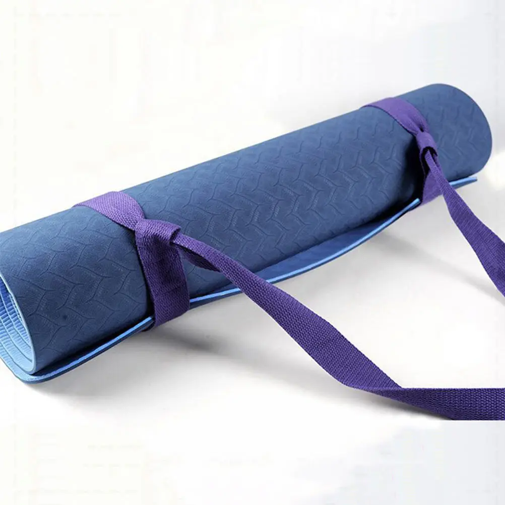 

2 Pcs Shoulder Strap Yoga Mat Mats Extra Thick Polyester Cotton Carrying Straps