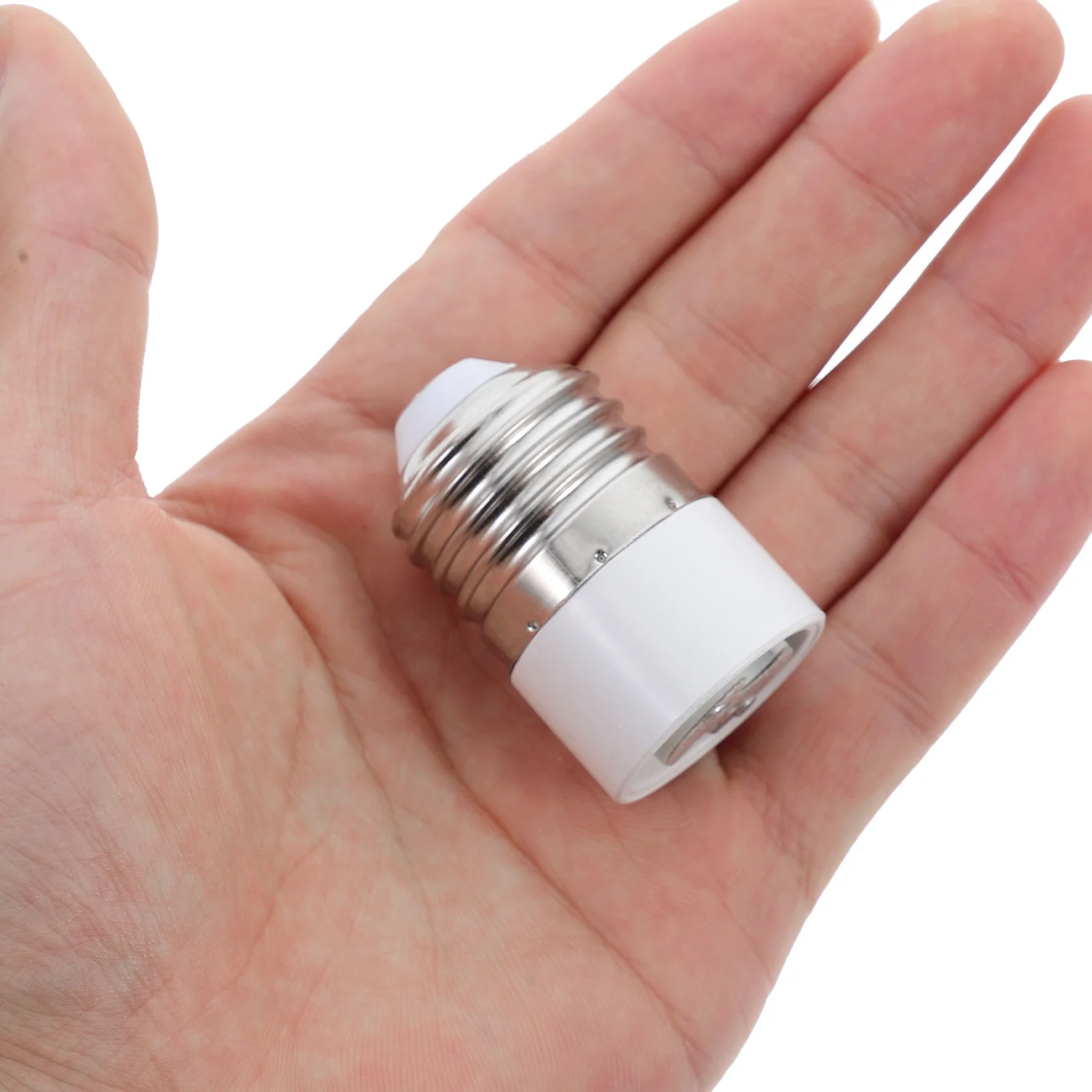2Pcs E27 to Mr16 Lamp Socket Converter Bulb Adapter Versatile Light Bulb Base Converter for Home Office Lighting Fixture Socket