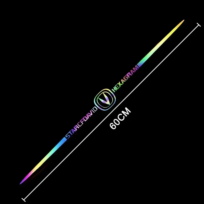 Car Windshield Reflective Laser Sticker for Honda Mugen Accord Fit Odyssey CRV Pilot Civic City Jade Insight Inspire HRV Jazz