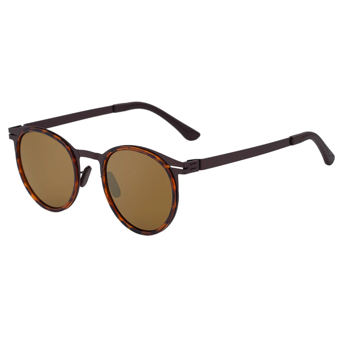 

2025 New Oval Polarized Sunglasses for Men Metal Retro Sunnies Driving Camping Cycling Fishing UV Protection Outdoor Essential