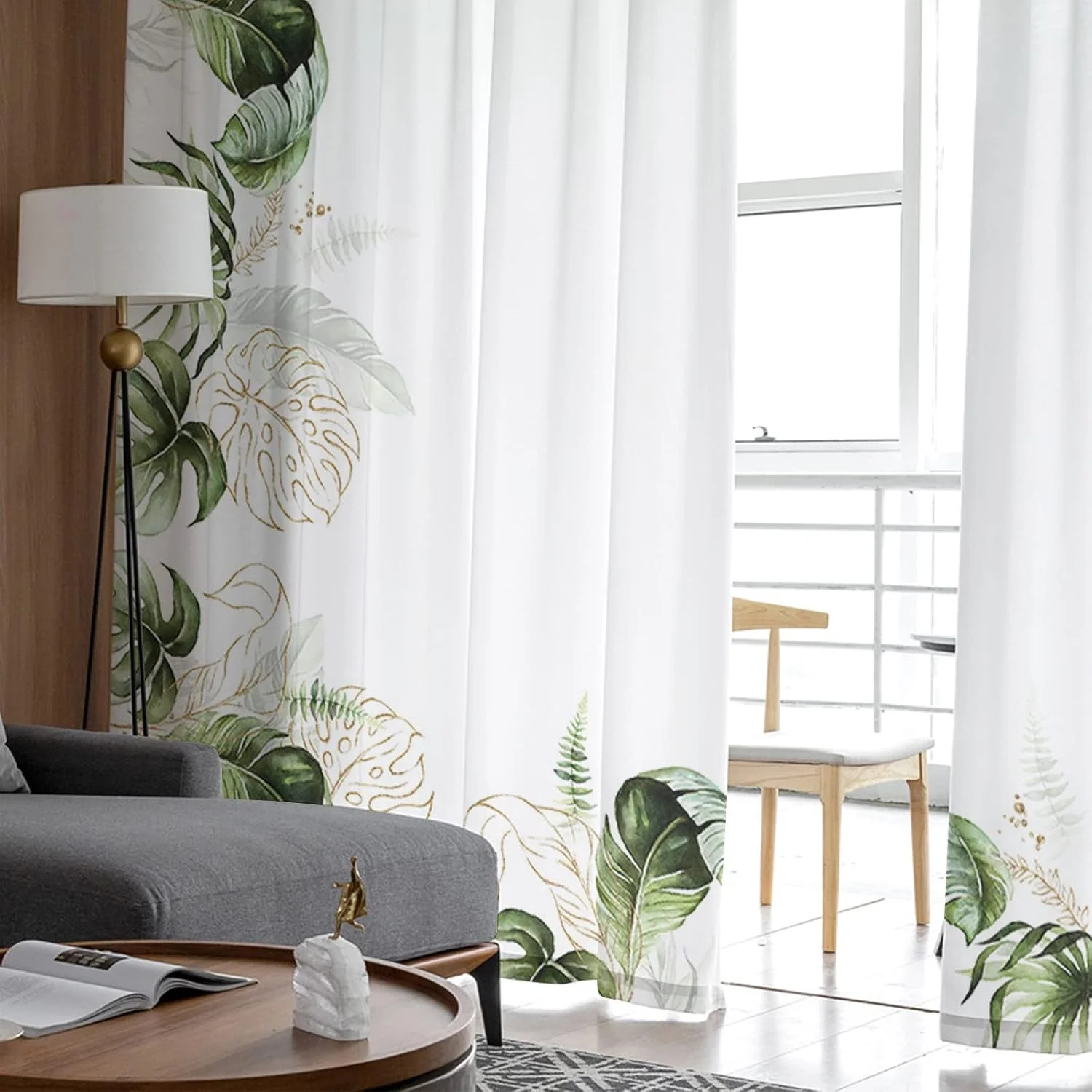 2 шт. Прозрачные шторы с цифро – обзор и цена Home Decor Minimalist Style