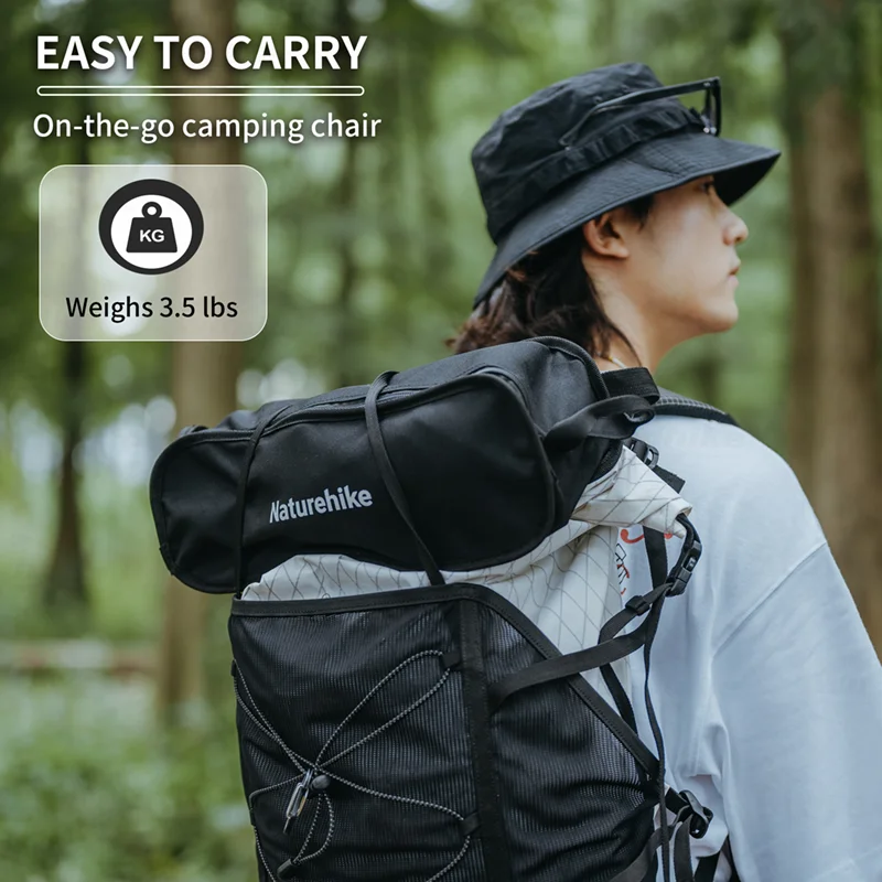 

Naturehike Low/High Back Moon Chair Camping Folding Chair Aluminum Alloy Ultralight Portable Outdoor Beach Leisure Fishing Chair