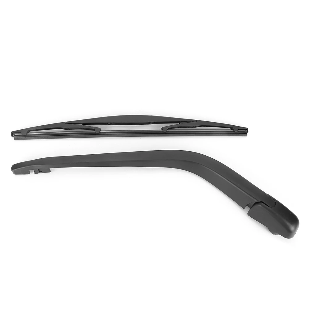 Black Rear Windshield Windscreen Wiper Arm & Blade Set Fit for Honda JAZZ/FIT 2002-2008 Rear Wiper Arm Rear Wiper Arm Blade