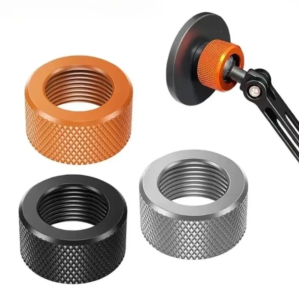 17mm Ball Head Nut Aluminum Alloy Adjusting Nut Design Tightening Fastener Wear Resistant Desktop Stand Accessory