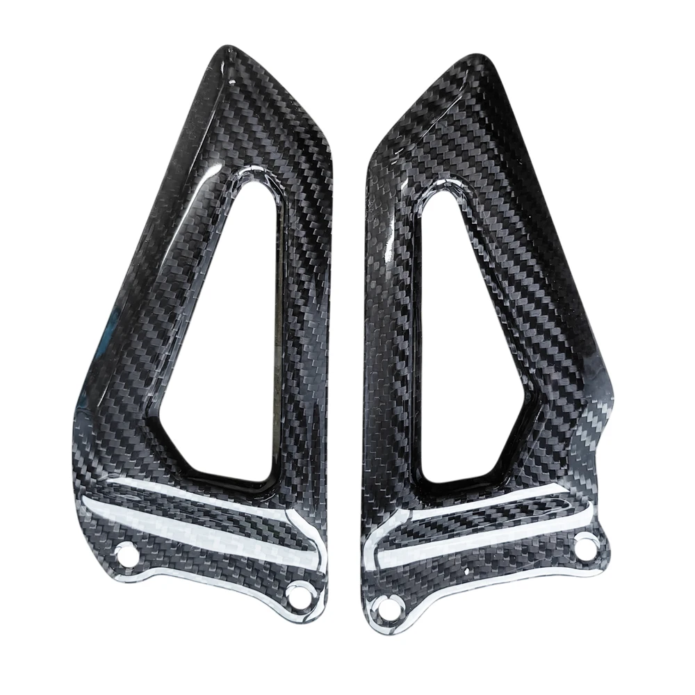 Carbon Fiber Motorcycle Foot Pedal Heel Guard for ZXMOTO 820RR 2026