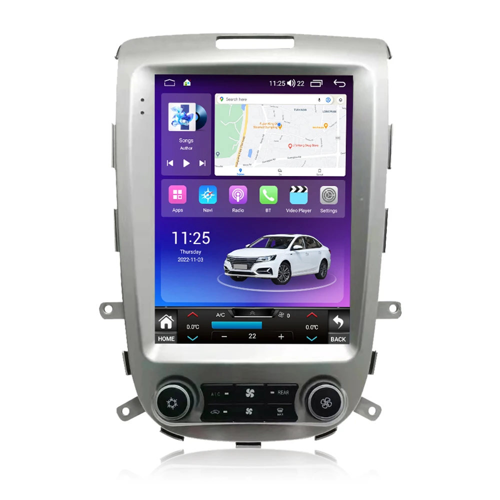 Android 8 core WiFi 4G LTE gps navigation 360 camera cooling fan touch screen for Hyundai Santa Fe 2006-2012