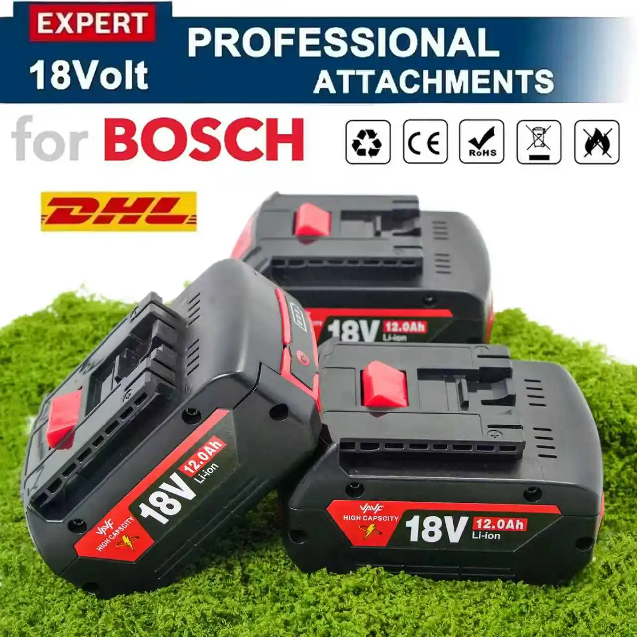 

Для аккумулятора Bosch 8 В, 12,0 Ач, новая сменная - подходит BAT609/BAT609G Перезаряжаемый литий-ионный электрический инструмент