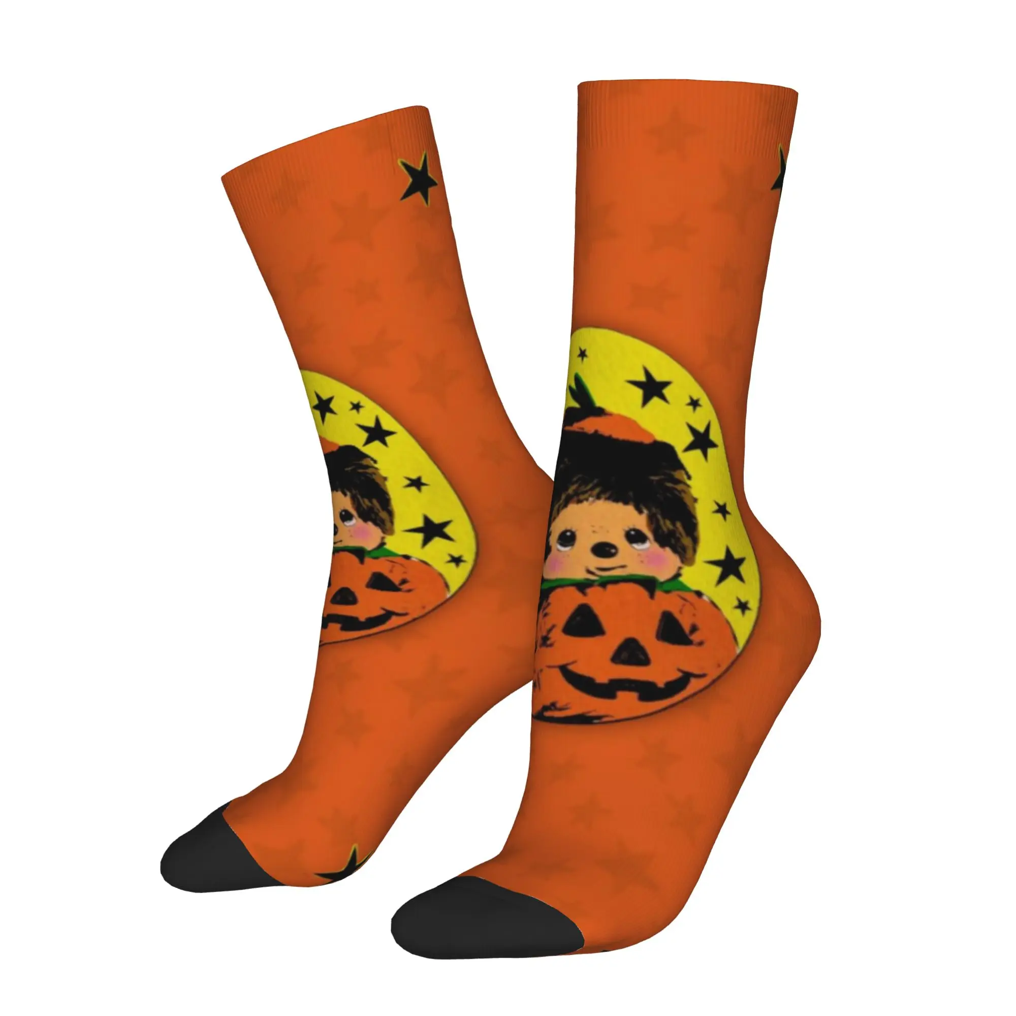 Monchhichies halloween Socks Merchandise For Men Women  Crew Socks Cute Best Gifts